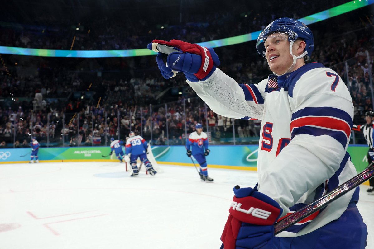 Gold medal game bound, free as a bird 🦅 #MilanoCortina2026