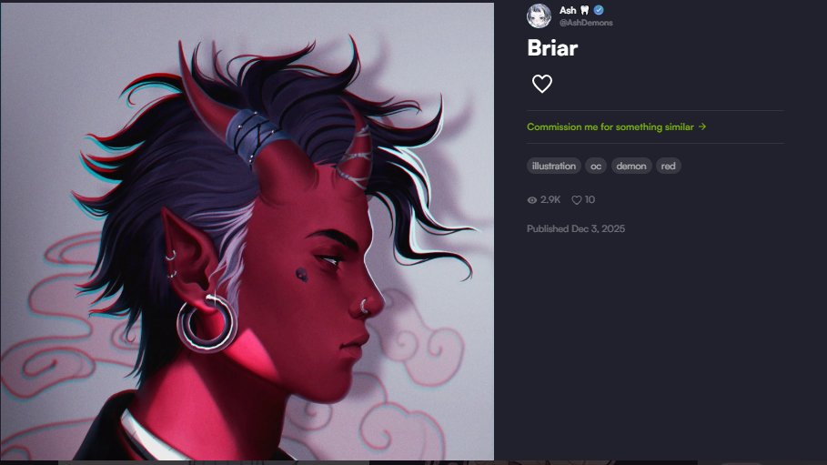 I'm one of those artists who have no engagement at all, but today I opened vgen and a drawing I've made that's buried deep in my portfolio got around 10 likes and +2k views in a few minutes.
What the hell happened? lol

#VGen #VGenArtist