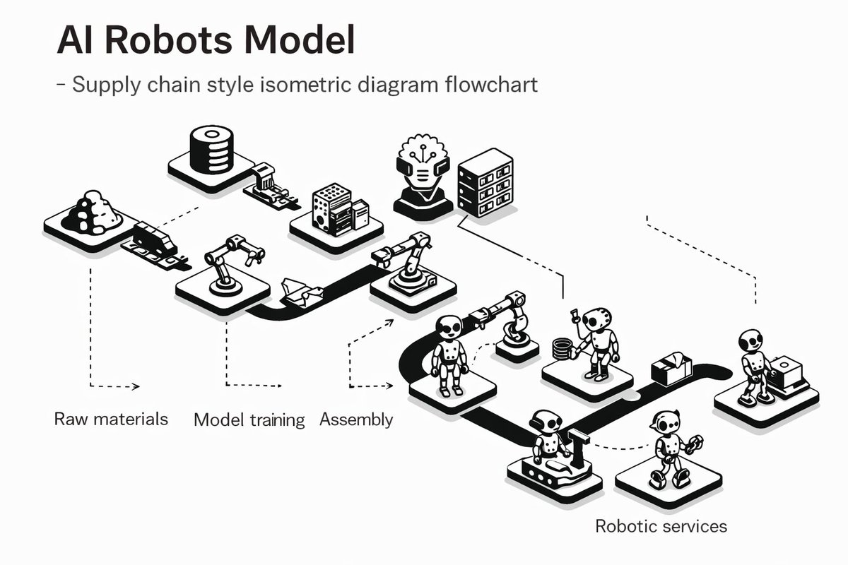 This is the future that <a href="/konnex_world/">Konnex</a>  is building 

From raw materials → model training → assembly → robotic services, everything is connected in one ecosystem.

Imagine robots not just as hardware, but as autonomous agents that can:

✔️Deploy AI models
✔️Execute tasks