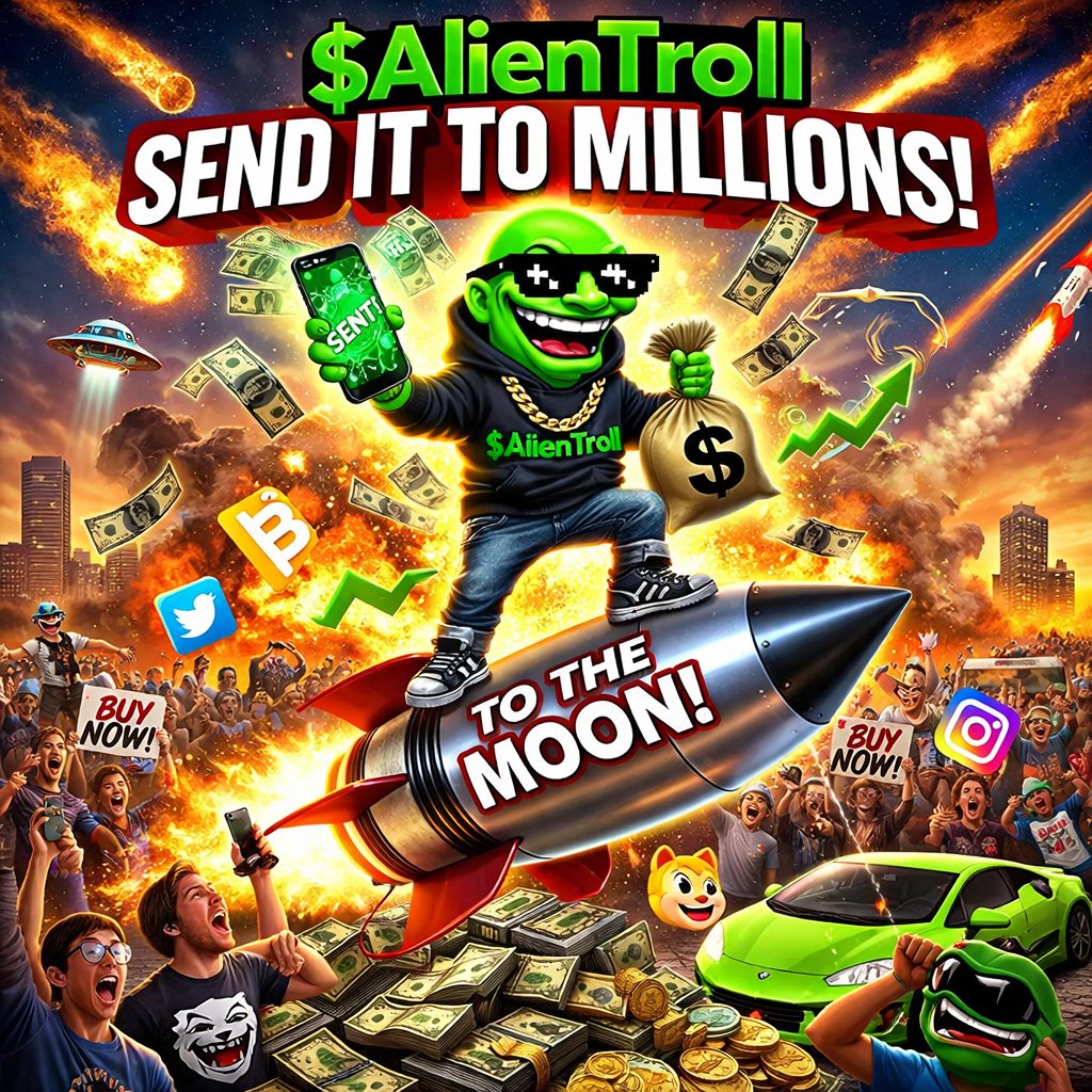 Keep posting Keep sharing LFG $AlienTroll