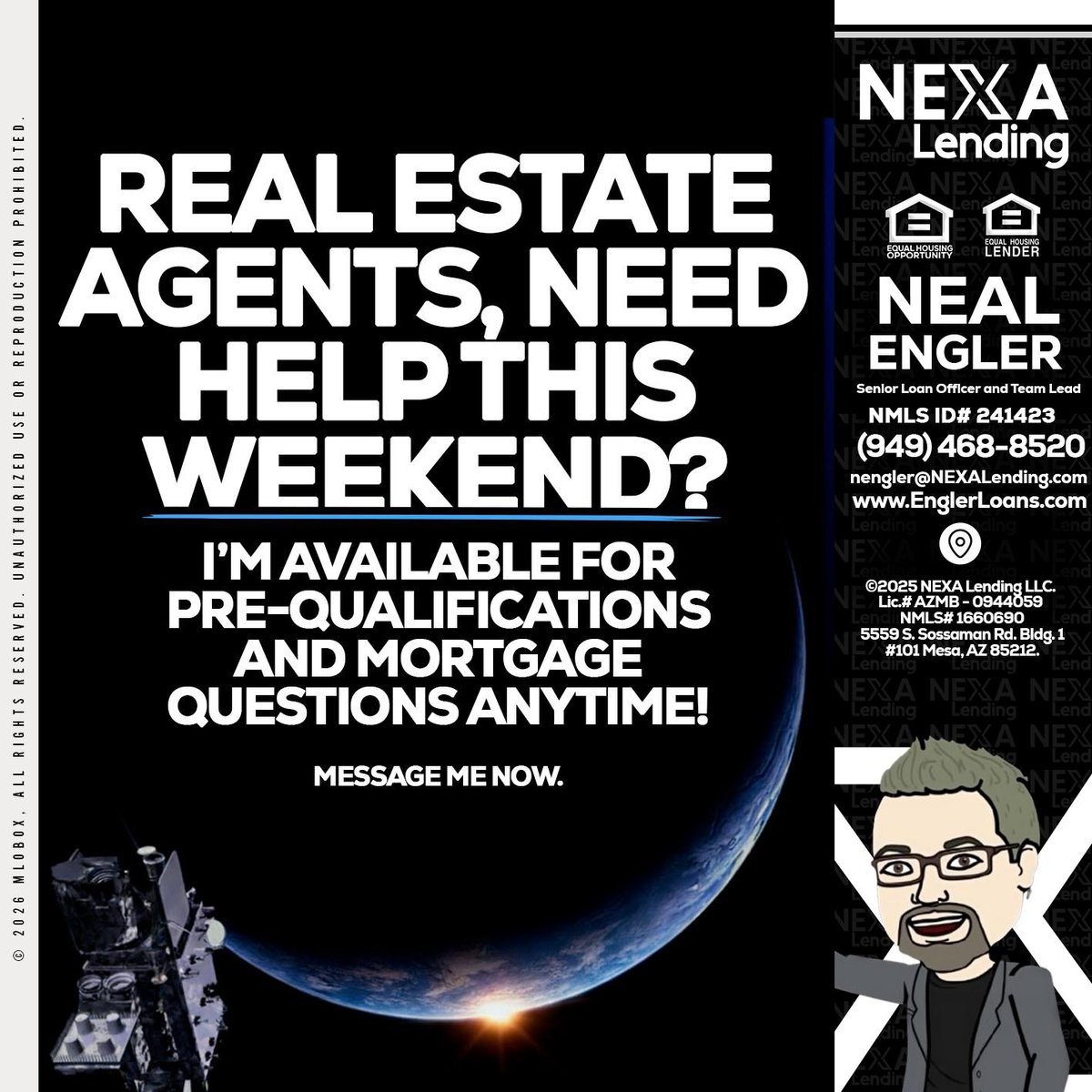 englerloans's tweet photo. Need mortgage help this weekend, real estate agents? I'm here for pre-qualifications and any questions! 🌍💼 Message me anytime! #RealEstate #MortgageHelp #WeekendSupport https://t.co/RCiwANHEPJ