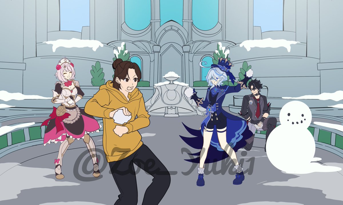 zoe_yuki1's tweet photo. It started as a friendly snowball fight now it’s a full blown winter showdown.
Currently working on this project for my client, Lemme know what you all think abt it?
#Oc #Wipart #artmoots #basecolor #project #anime #fanart #artshare #illustration https://t.co/PTD3U7OTnN