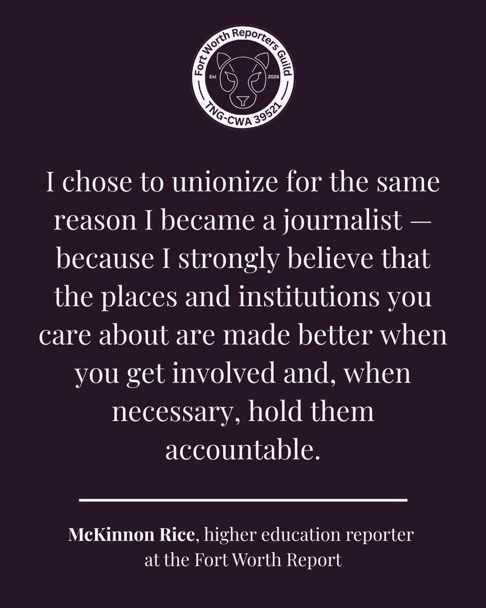 Fort Worth Reporters Guild tweet media