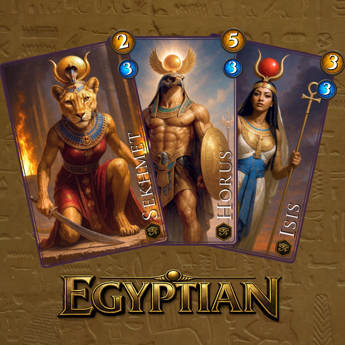 AlexForTheWinn's tweet photo. Come play MYTHOS: GODS UNLEASHED, my indie deck builder based on Greek, Norse, and Egyptian mythology!

iOS: https://t.co/LH3ofUsODL

GP: https://t.co/1FPXFUQqO5 https://t.co/cR68Nj1n4t