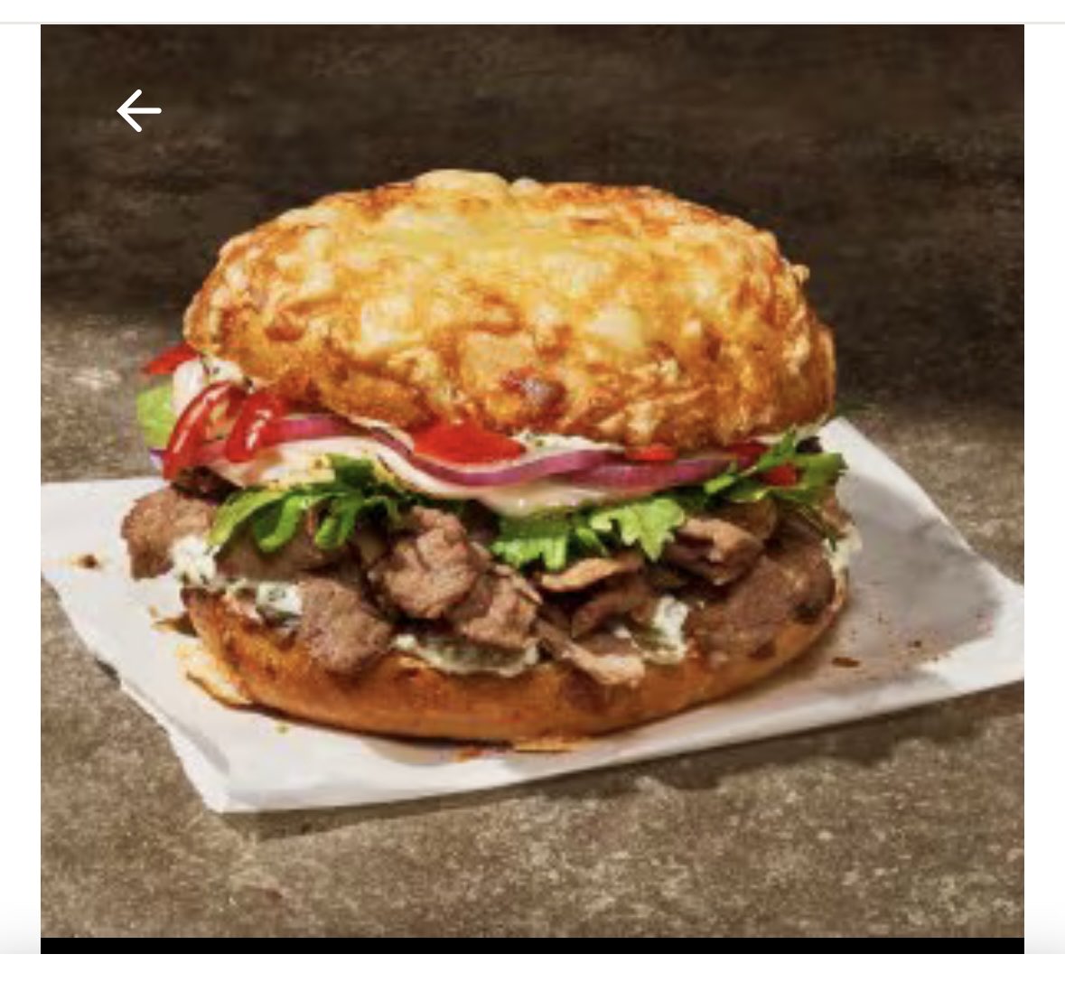kittyfu93's tweet photo. I stopped going to @panerabread for quite a long time due to inconsistent portions, quality, etc. But the new stack bagel looked so good so I gave them another shot. I was fooled again. I know advertisement photos never come close to what you actually get but wow. #panerabread https://t.co/0mJLuxHPq2