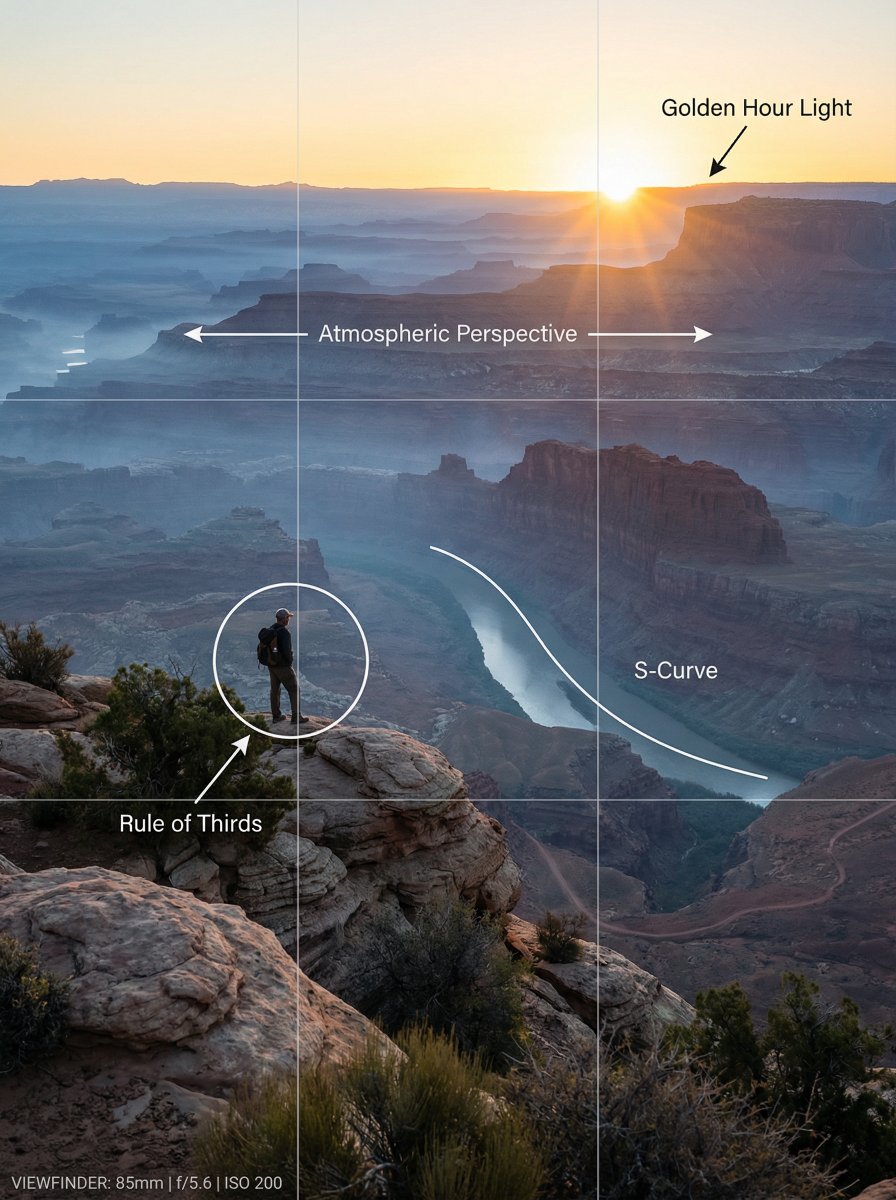 MobilePhoto101's tweet image. Capturing the vast canyon at sunrise, the photo highlights its scale and invites you to imagine the adventure waiting. Every detail, from the atmospheric layers to the golden hour light, was caught using #samsungultra. Start your journey with Samsung Photography Academy. #photogr