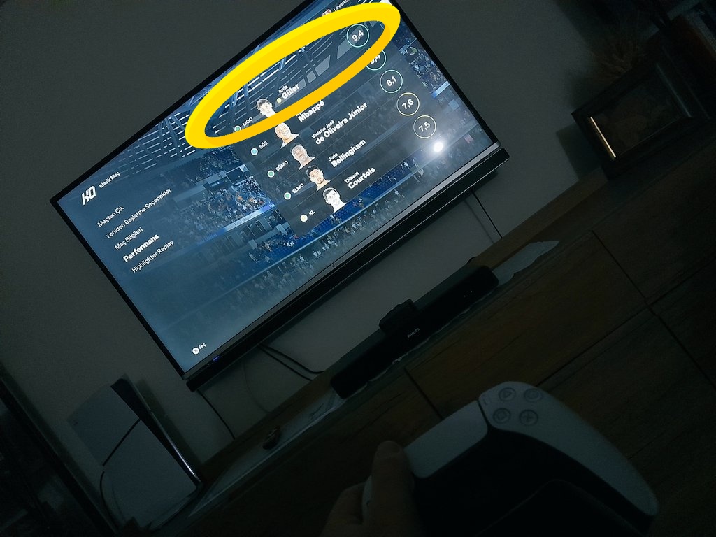 (her ne kadar sonradan oyuna almam hata olsada) 3 asist , 9.4 ortalama.  aslanım benim.