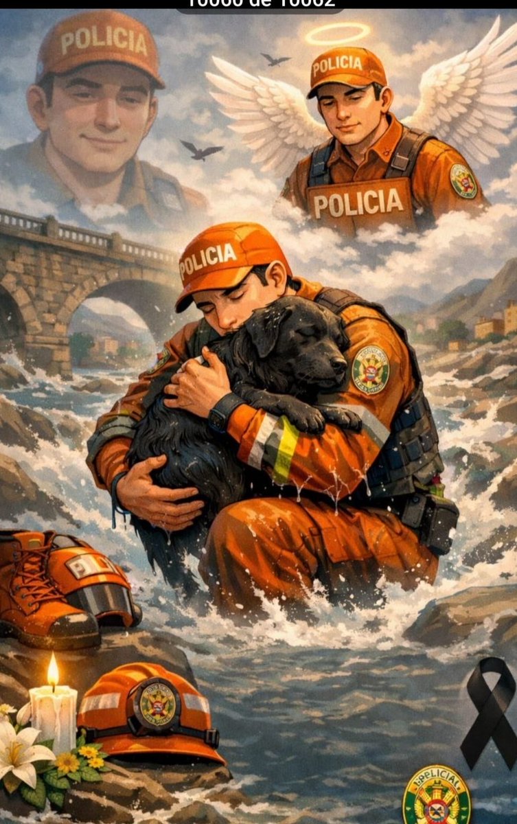 Descansa en paz, hermano policía.