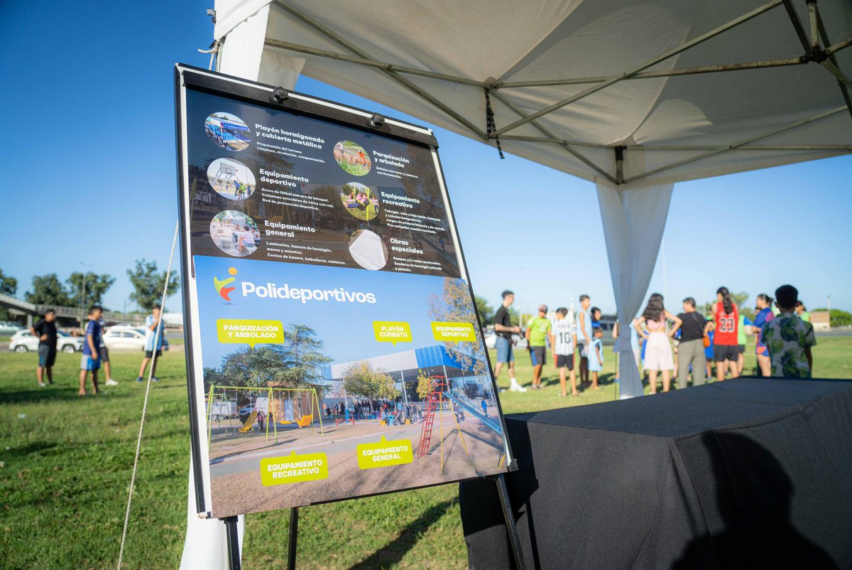 📍 En Barrio San Jorge, se colocó el primer mojón del futuro centro social y deportivo, que permitirá a vecinas y vecinos de #SanJorge contar con un nuevo espacio de encuentro. Estuvieron presentes el ministro <a href="/miguelsiciliano/">Miguel Siciliano</a> junto con equipos provinciales y municipales. 🤝✅