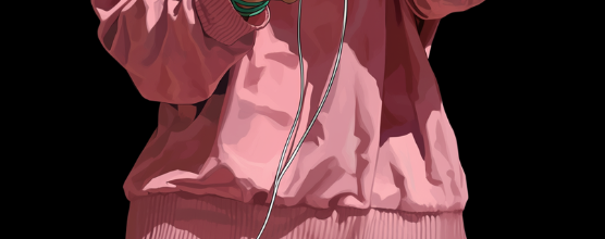 knightama's tweet photo. I wonder what Momo Ayase is listening to