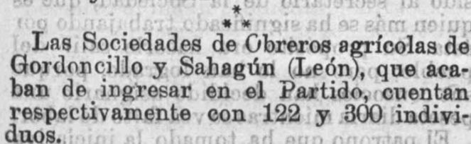 300 obreros.
20 de febrero de 1904.
Sahagún.

Así comienza la historia de nuestra centenaria Agrupación Socialista de Sahagún.

Orgullo y memoria. ✊🌹
