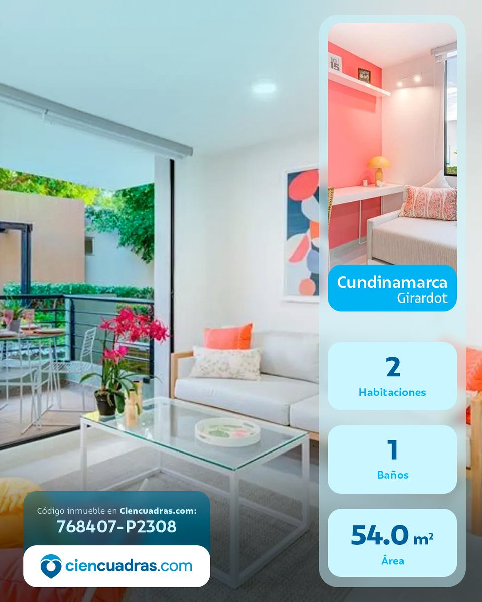 🚧 Proyecto: Gradua Hacienda Peñalista
📍 Ricaurte, Cundinamarca
💰 Valor desde: $297,720,000
📐 Área desde:  54.0 m2
🏗️ Constructora: Constructora Bolívar
👀 Código del proyecto: 768407-P2308
Conócelo aquí 👉 bit.ly/4s0K9Sf