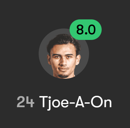 TimnasXtra's tweet photo. 🇳🇱 Nathan Tjoe-A-On played 90 minutes in Willem II’s 3-0 win over Vitesse.

He recorded 9 defensive contributions, 4 recoveries, 12 duels won, 8 final-third passes and 1 key pass. https://t.co/0ATQZc0epk