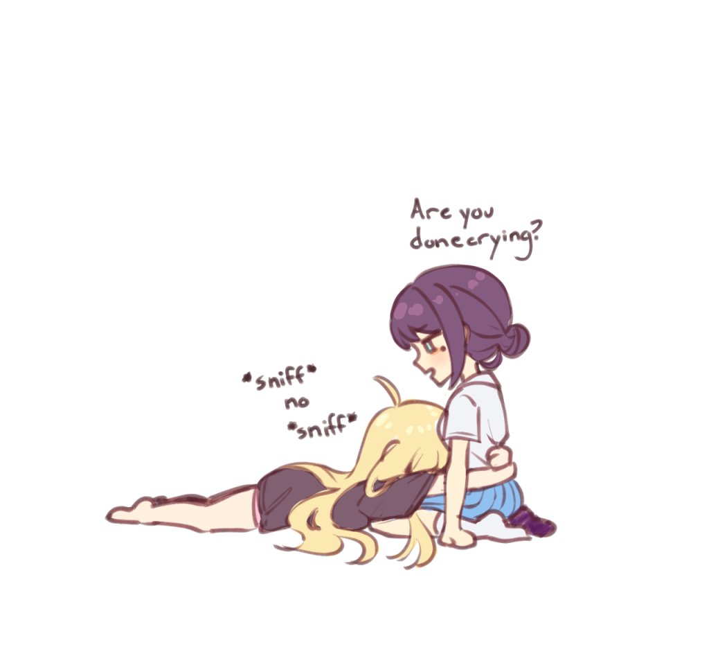 she stopped crying 15 minutes ago she just likes iroha's scent