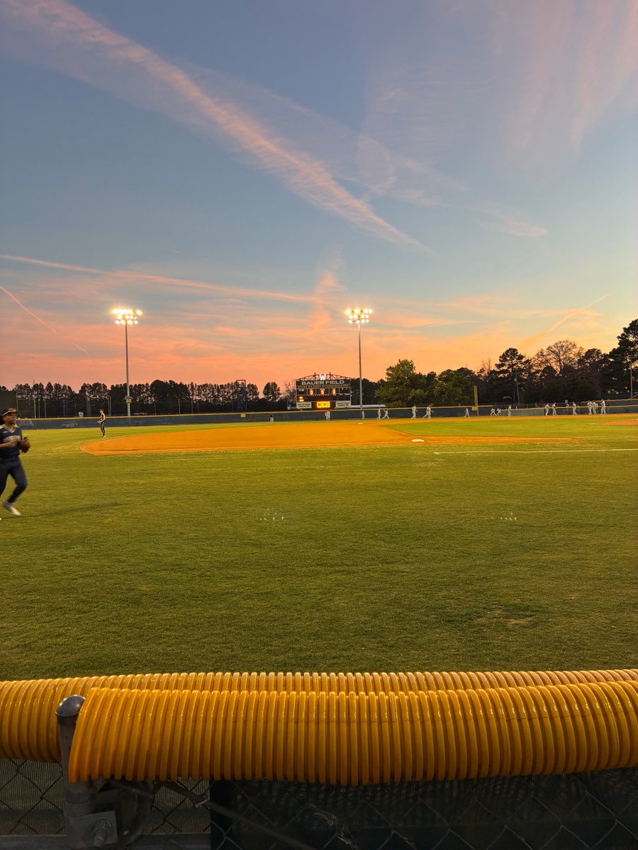 ToddWorkman12's tweet photo. Ready to start game 2 at Bauer Field! What a view tonight!! Bishops took game 1 over #19 Penn State Harrisburg! Let’s go BISHOPS!!!!! https://t.co/9uzbQqjh8U