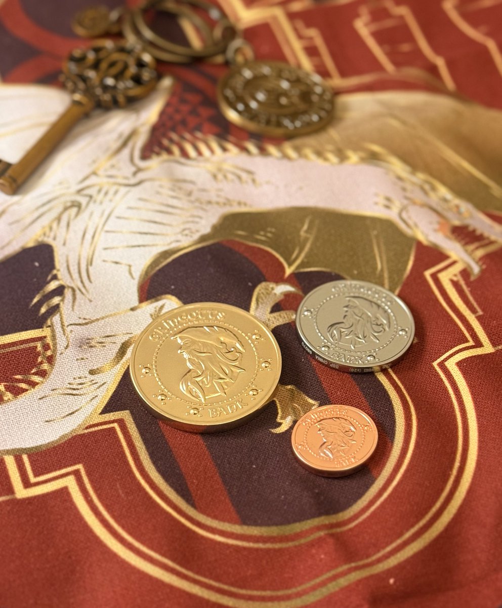 ハリポタ一番くじのグリンゴッツ銀行のコインセットのクオリティやば