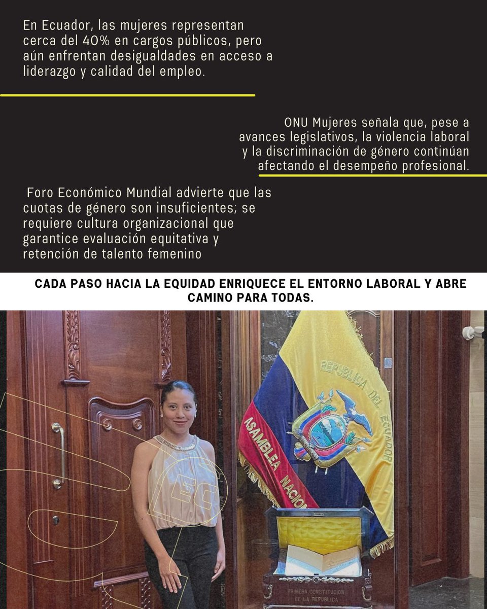El 20 de febrero, Día Mundial de la Justicia Social, nos recuerda que el liderazgo femenino en el sector público es clave para la equidad y la democracia. Superar barreras como el acoso laboral fortalece instituciones inclusivas.
almanaquedigitalec.com.ec/empoderamiento…

#Opinión #Ecuador