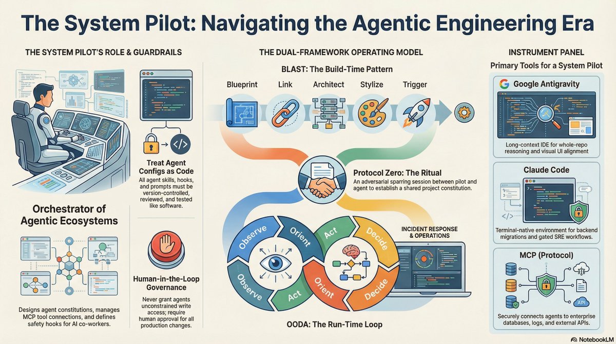 AI won’t replace you.

But someone who treats AI like a system, not a toy, might.

In 2026 the edge isn’t “better prompts.”
It’s better workflows.

Engineering the Agentic Era: A System Pilot Playbook for 2026

intellegen.substack.com/p/engineering-…