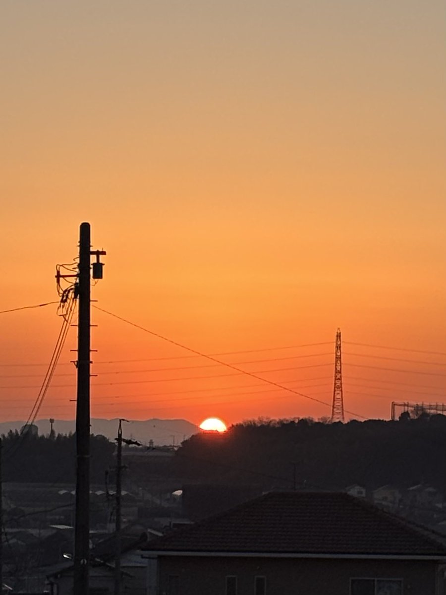 Post by narazuki on X: 今朝の日の出の頃