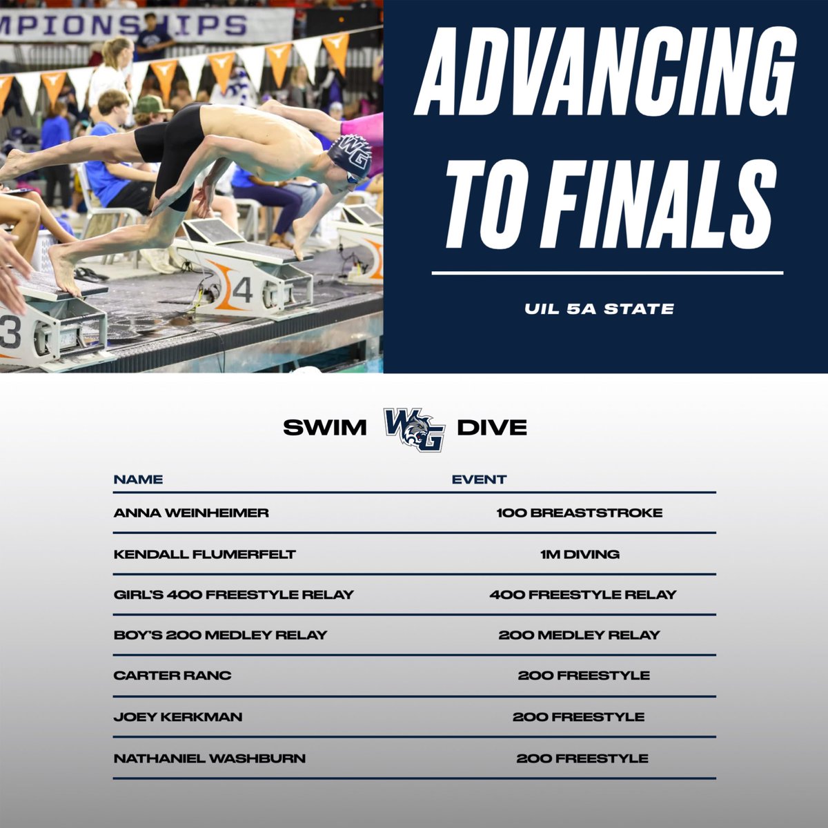 Walnut Grove HS Swim/Dive/Polo tweet media