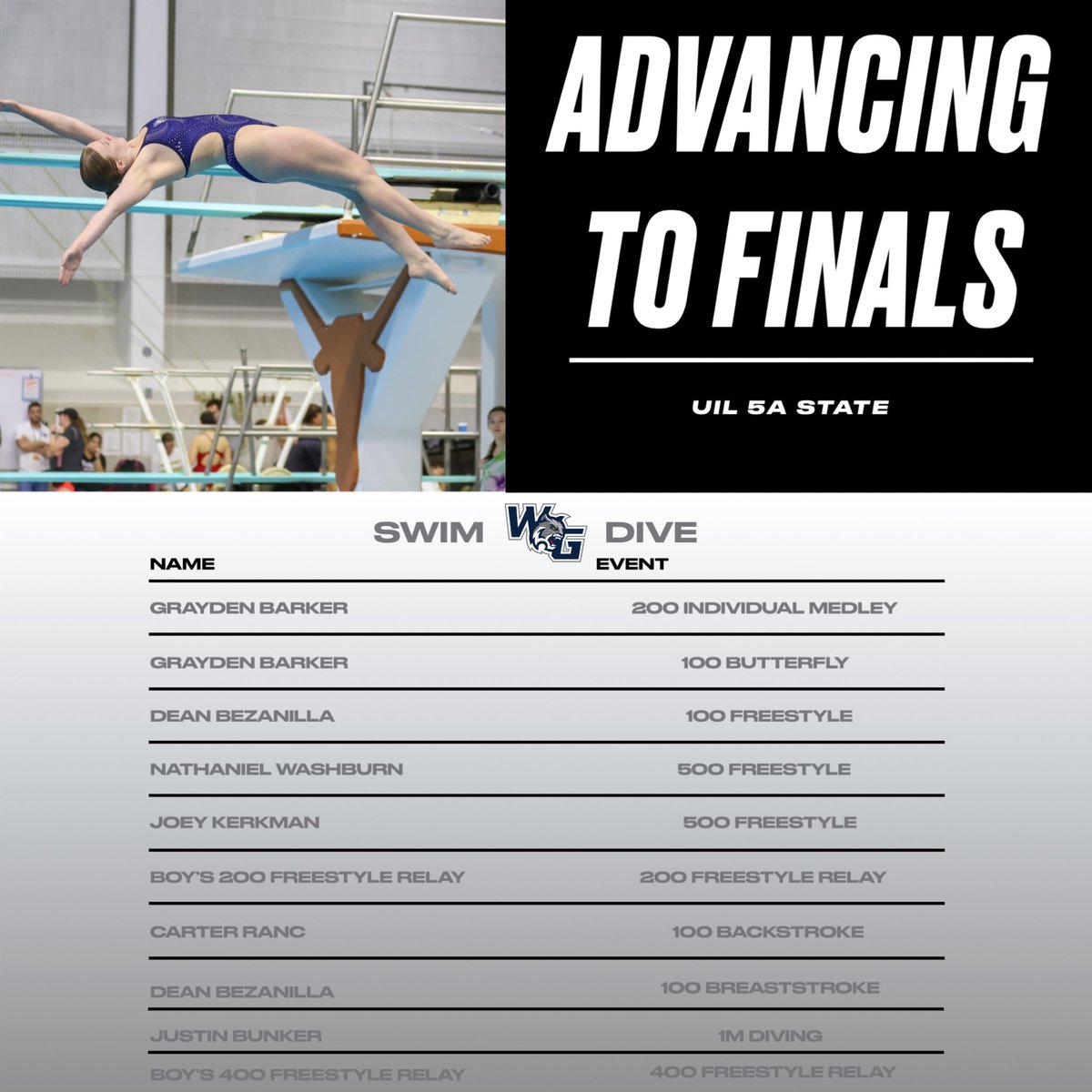 Walnut Grove HS Swim/Dive/Polo tweet media