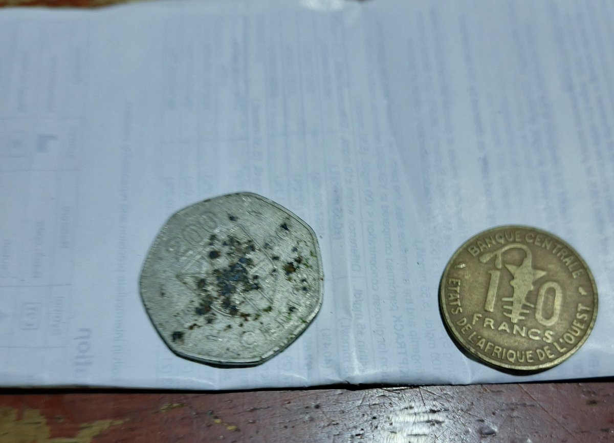 sweettownVenus's tweet photo. @NeganKilledMe @ADragonAlliance Some 21yrs ago while touring the West African coast, two countries I made transactions with traders are Togo and Ghana. I left with their metal coins and $HOARD them #cfa #cedis #memory #tour #trade https://t.co/cJ9SzkX85M