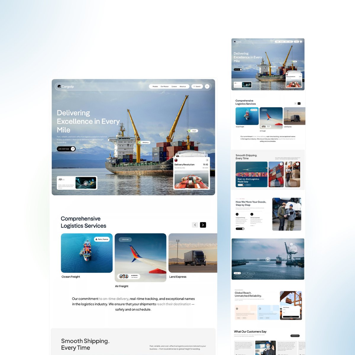 rahimulislam_'s tweet photo. Logistics &amp; Freight Services Website 🚢
Fast. Reliable. Built to deliver results.

Ready to move your business forward?
 DM me for your Website Project 📩

#LogisticsWebsite #FreightServices #TransportBusiness #BusinessWebsite  #RankHigherGrowFaster https://t.co/SX1rvPL7it