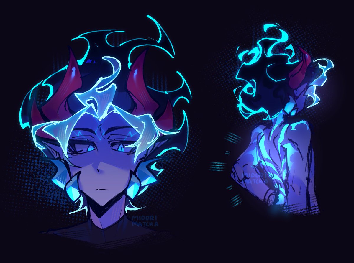 lil doodle thing but lowk hiero with marks only visible under UV lights (blaschko's lines) send tweet