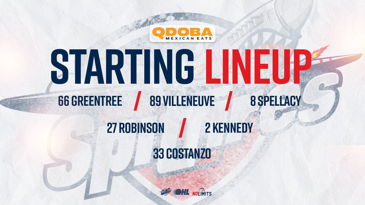 SpitsHockey's tweet photo. Starting ✅

#WindsorSpitfires https://t.co/9MAxOWMFkC
