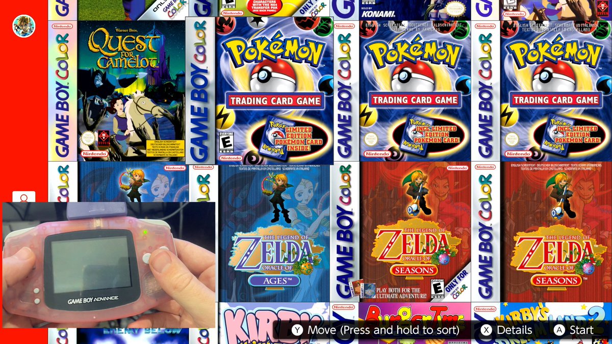 so with pokemon firered and leafgreen on switch being a hot topic now's a good moment to point out you can use a real gamboy advanced as a functional controller on switch with no mods for those who didn't know