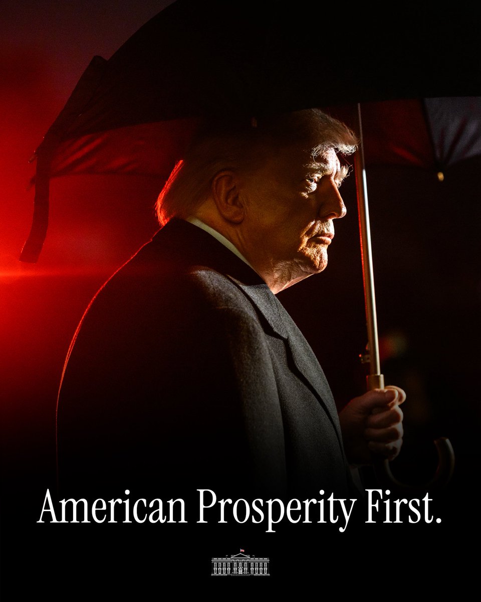 WhiteHouse's tweet image. President Trump will always put America first.