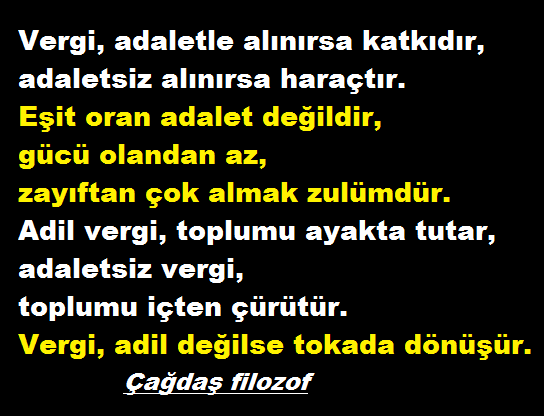 #iyiakşamlar #iyigeceler #GeceyeBirSöz
Vergi oranı değil,  
yükün kimde kaldığı adaleti belirler.
"Maliye Bakanı Mehmet Şimşek"