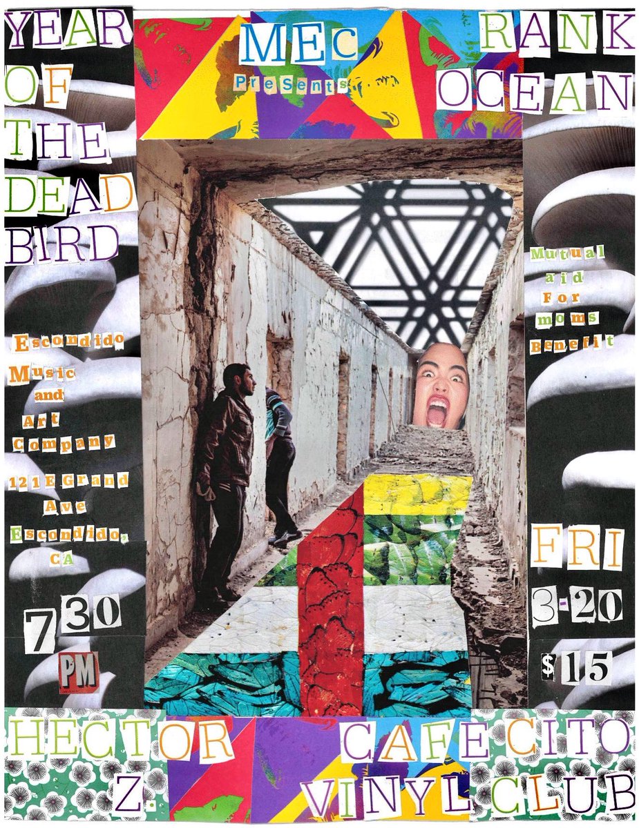 Playing a show in Escondido on Friday March 20th! Proceeds will be going to Mutual Aid for Moms, who have been helping unhoused immigrants and families who have been affected by ICE. Cruise out for a good cause!