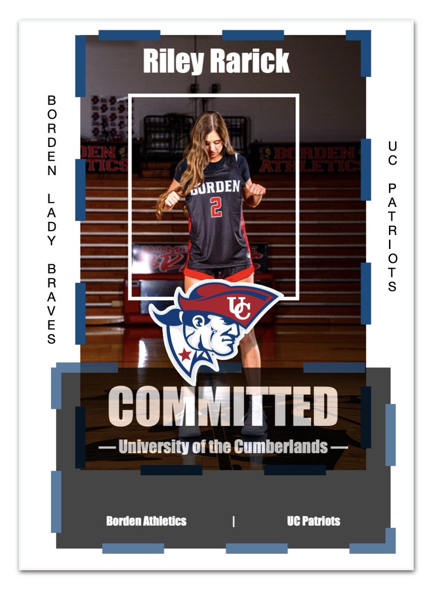 I am incredibly blessed to receive a scholarship to the University of the Cumberlands to continue my academic and athletic journey. Thank you to <a href="/CoachRickReeves/">Rick Reeves</a> for this amazing opportunity. I’m also so grateful to all the other coaches who invested their time in recruiting me.