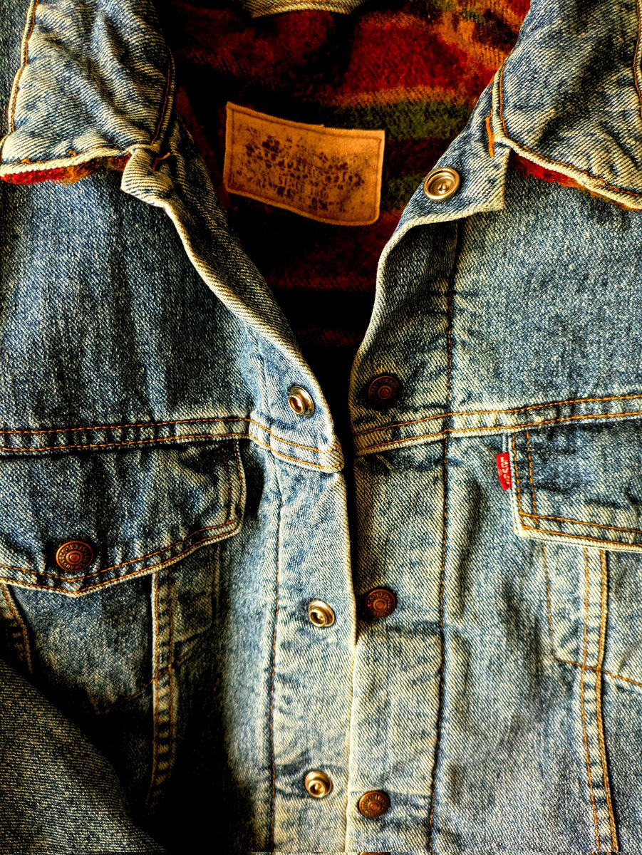 Levi's 90' デニムジャケット購入 made in USA 裏地ブランケット
