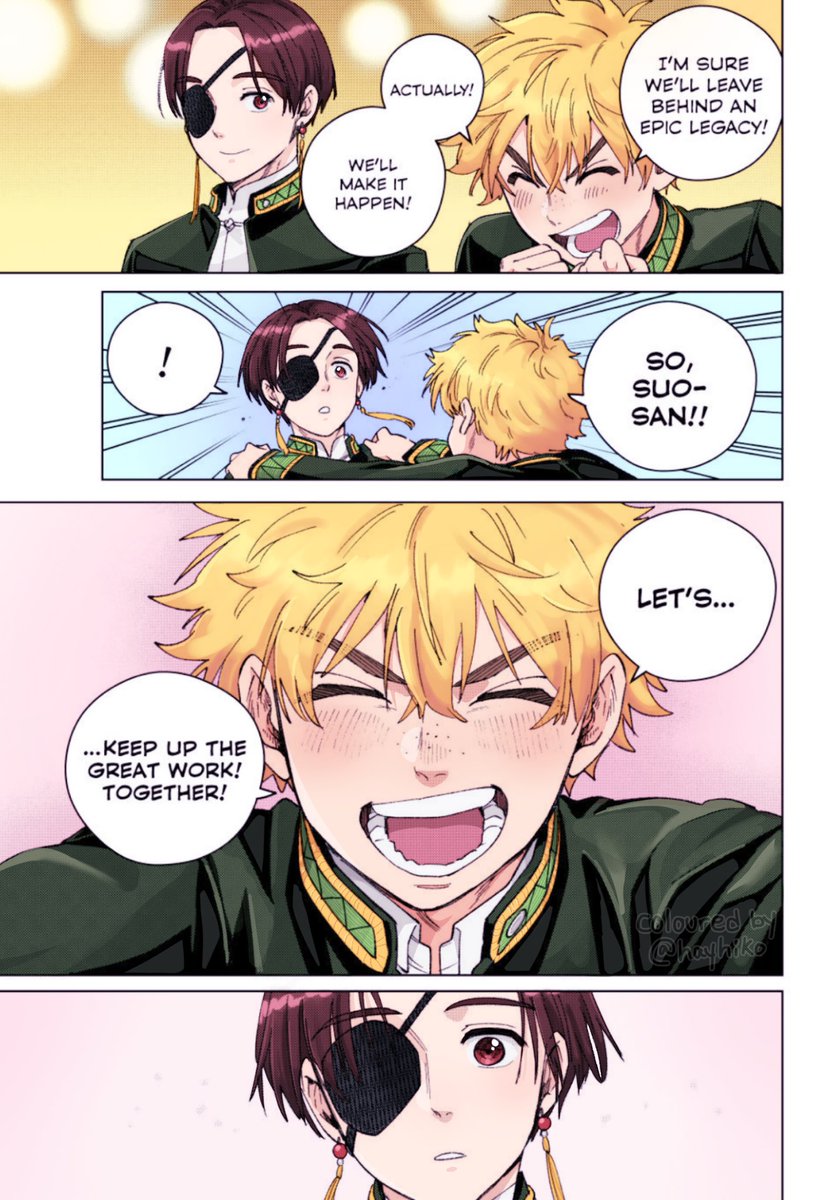 Tried colouring the manga page that changed my life 🫖📒