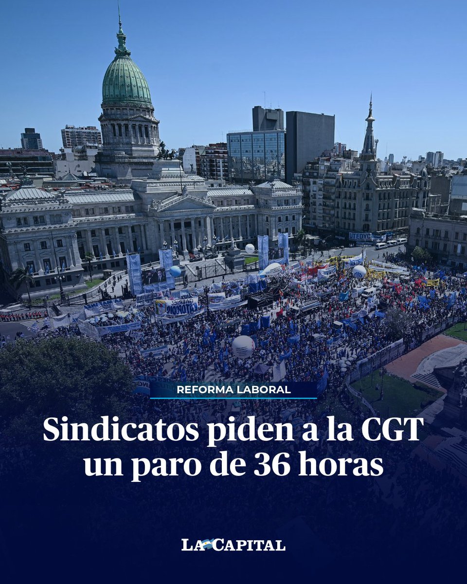 🔴 PIDEN PROFUNDIZAR EL PLAN DE LUCHA

El Frente de Sindicatos Unidos (Fresu) solicitará a la conducción de la Confederación General del Trabajo (CGT) que convoque a un paro nacional de 36 horas el día en que el Senado vuelva a tratar el proyecto de reforma laboral.

La postura