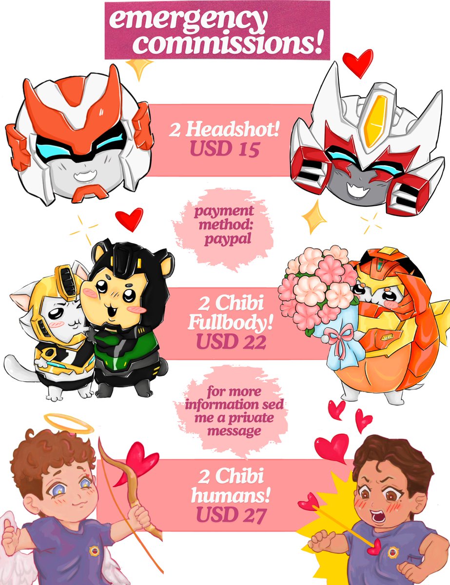 SH_stars221's tweet photo. i'm opening Chibi emergency commissions‼️
One of my cats has started having health problems! Because of this, the vet recommended several tests, and since I'm unemployed, I can't afford them. (I'm sorry if my English isn't very good) 😞
#commisionsopen #emergencycommisions https://t.co/eBD7rS3Ahy