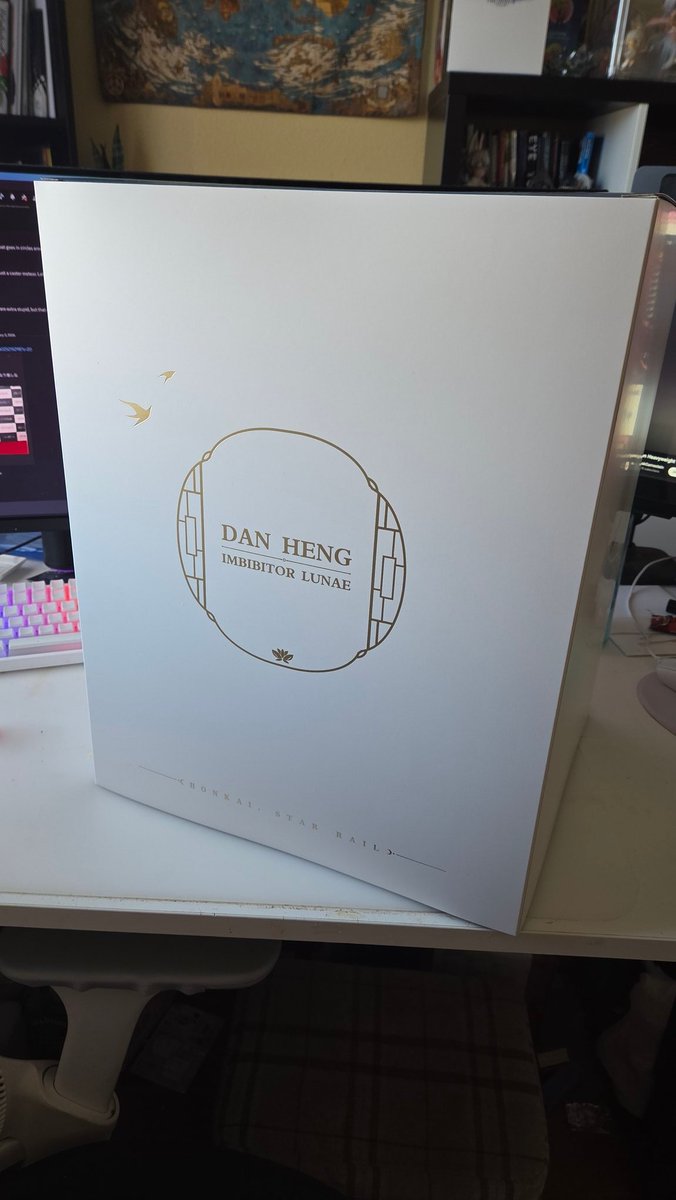 Omg I completely forgot to share but dan heng finally came home 🥹 the wait almost made me cancel my order but when i finally opened the box, I was so happy I didnt cancel hes so beautiful hnfhghd 