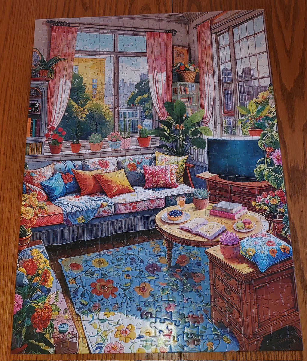 KeethaB's tweet photo. #25 in 2026

Love the sharp details in this one.   I just wish the pieces were larger &amp; a lot more colorful.

Living Room Corner
TangMosaic
500 pieces https://t.co/DPLHJJ4h42
