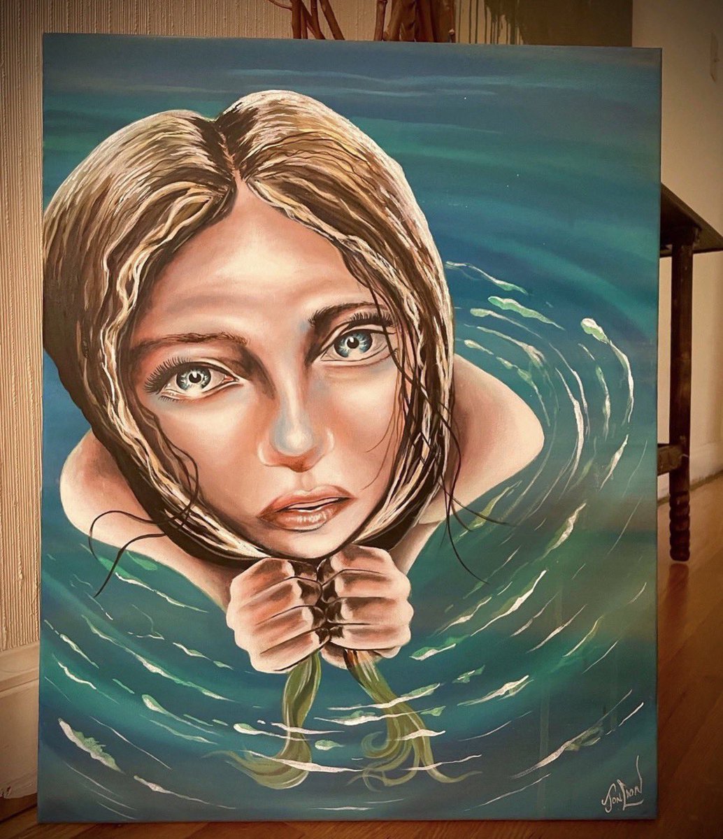 My 16x20 painting, “She Emerges” is on SALE at $200

Message me if this would look fabulous on your wall 🌊 💜