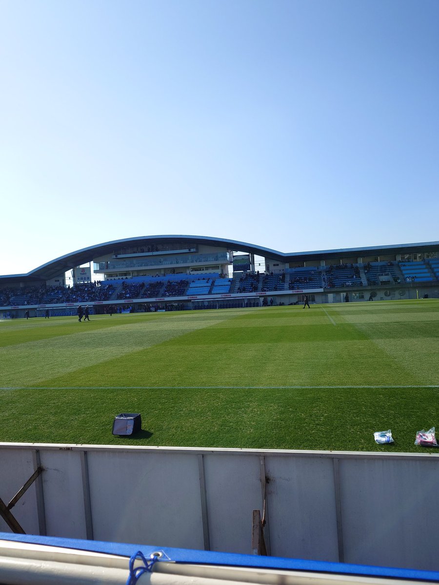 今日はここから
 #ジュビロ磐田
 #松本山雅FC戦
 #ヤマハスタジアム