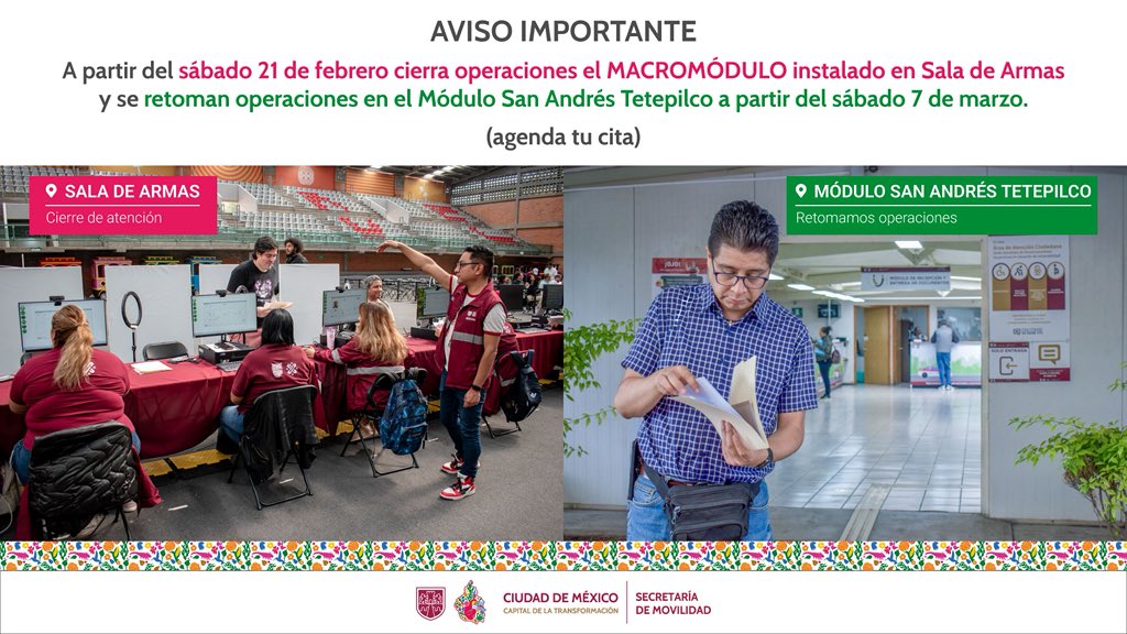 Secretaría de Movilidad CDMX tweet media