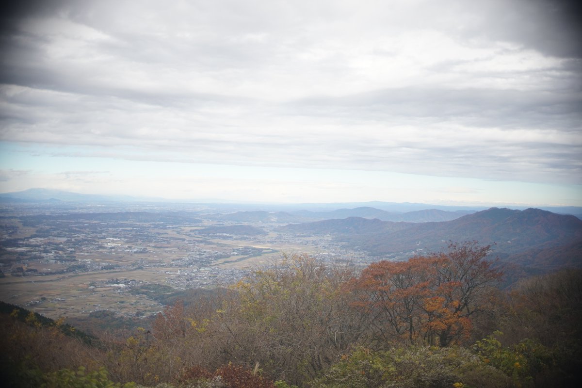 絶景だ(*^-^*)  

#筑波山
（#ケーブルカー山頂） 
#つくば旅 
#オールドレンズ
（canon fd 35mm ssc)
#11月18日