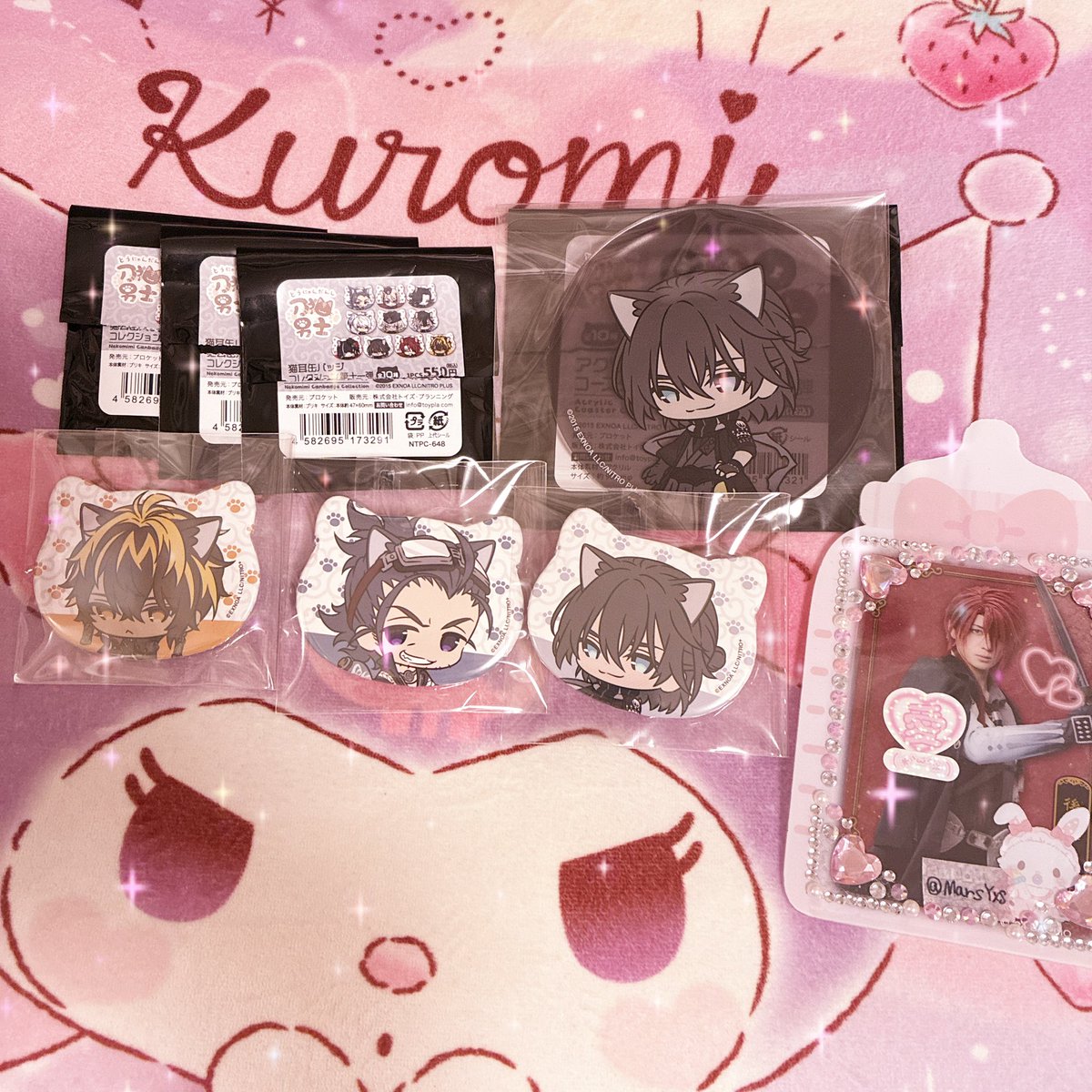 【バラ売り可】刀猫　アクリルコースター アクブロ 缶バッジ 京極正宗　刀剣乱舞 交換希望】刀剣乱舞 とうらぶ とうにゃん 刀猫 猫耳 缶バッジ アクリル