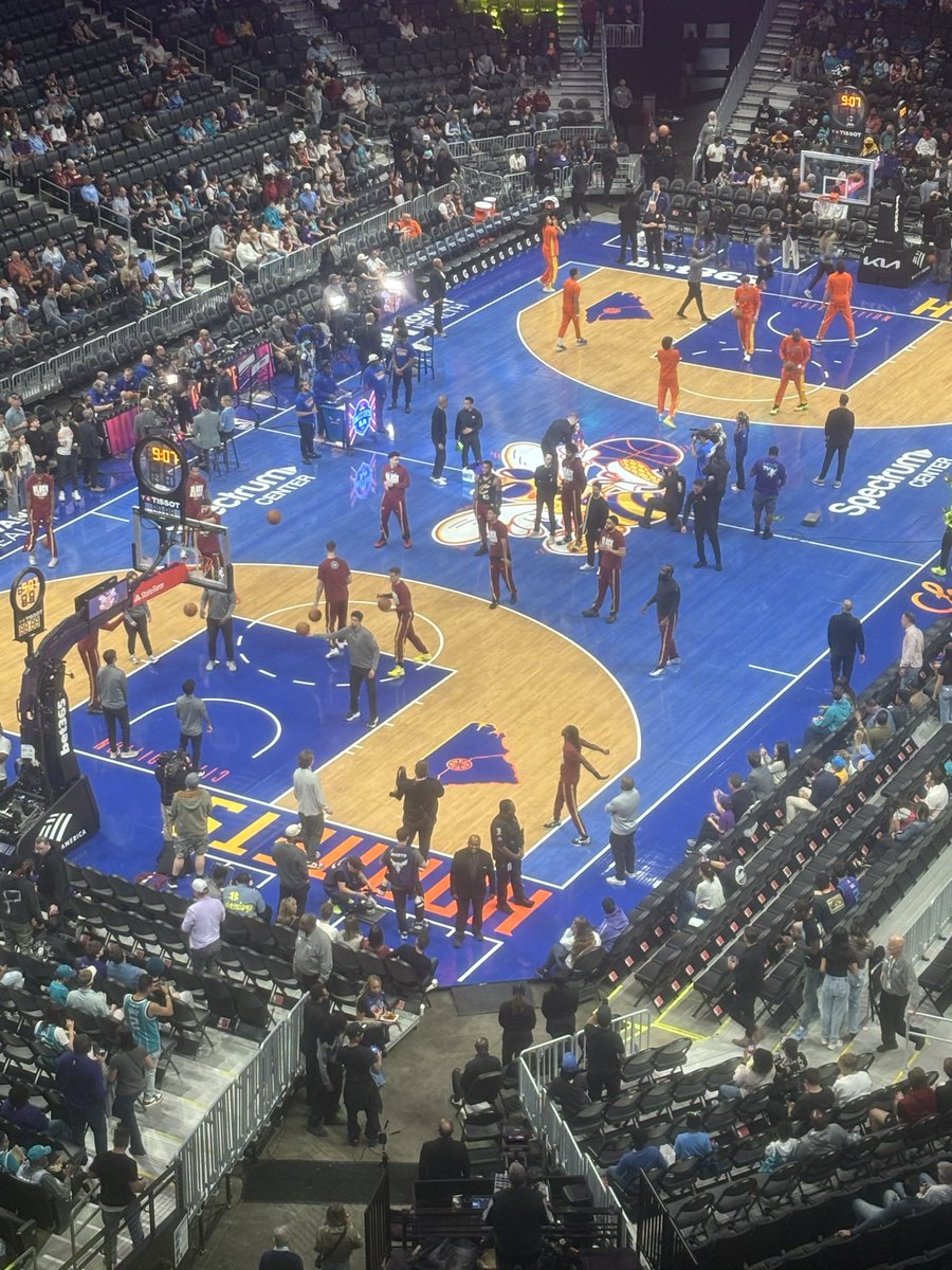 Great time at Hornets game. Grandkids love their Hornets.