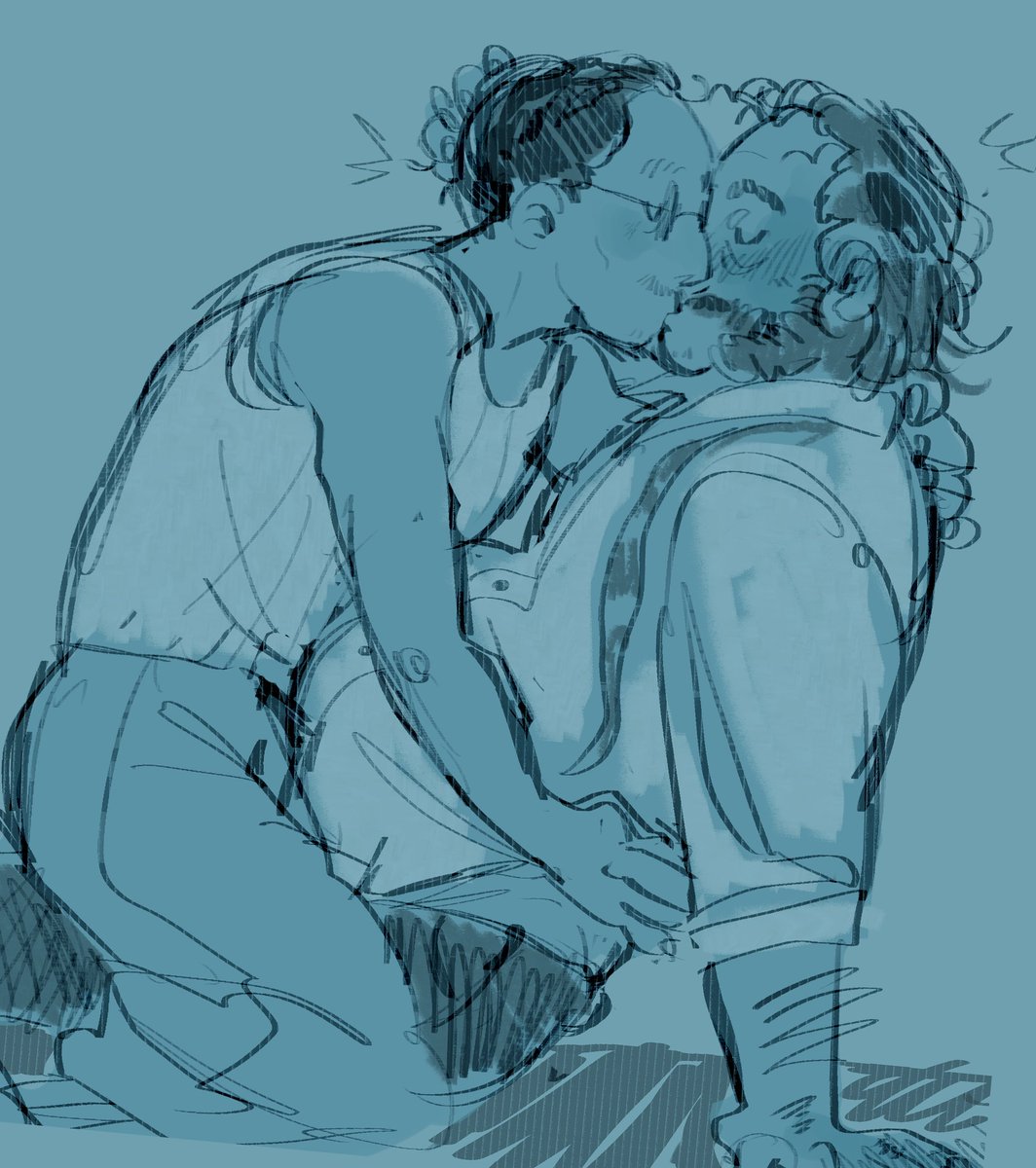 felt like drawing harrykim making out