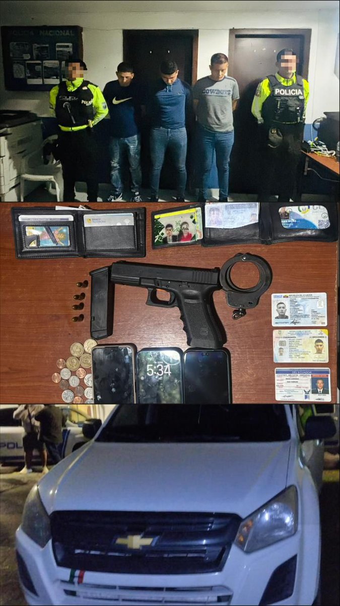 San Miguel de Los Bancos

Dos policías en servicio activo apresados por robo de vehículos.

El carro que se encontraba con tres individuos adentro en actitud sospechosa fueron apresados luego que se detectara que el carro en el que se movilizaban estaba reportado como robado.