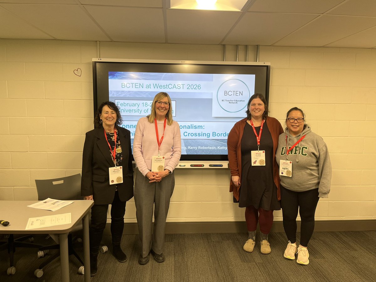 ChristineYH's tweet photo. Yup. Had a great time at #WestCAST2026 at the University of Winnipeg. #UNBCED #BCTEN https://t.co/VjeCI0zvBs