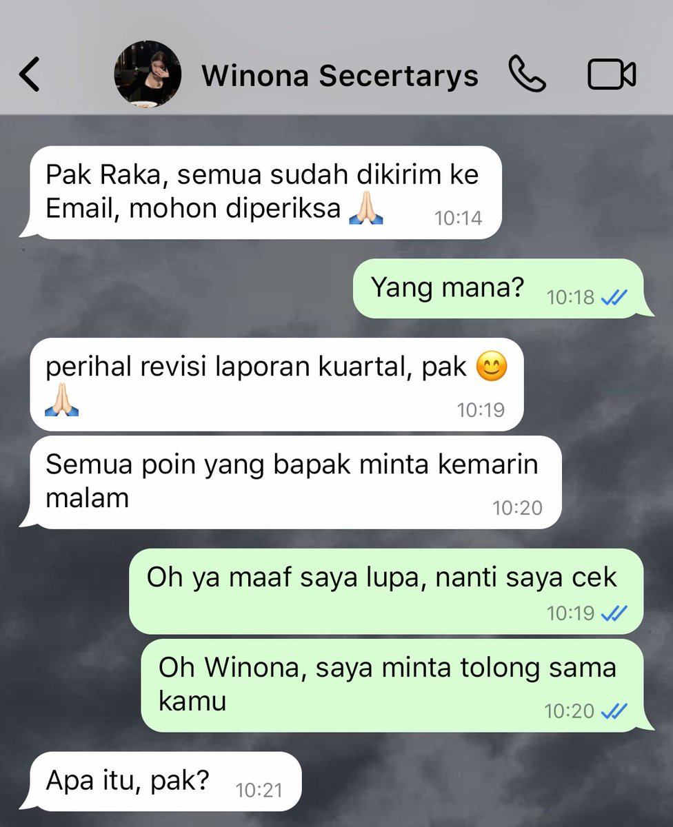 aylinverse's tweet image. 52. Winona sekertaris